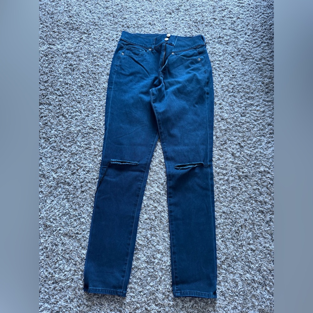 Express Dark Blue Skinny Jeans